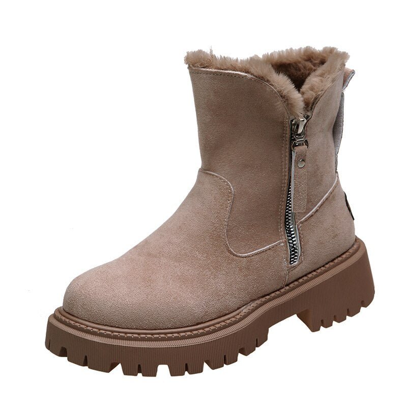 Women's Ankle Boots Non-Slip Side Zipper