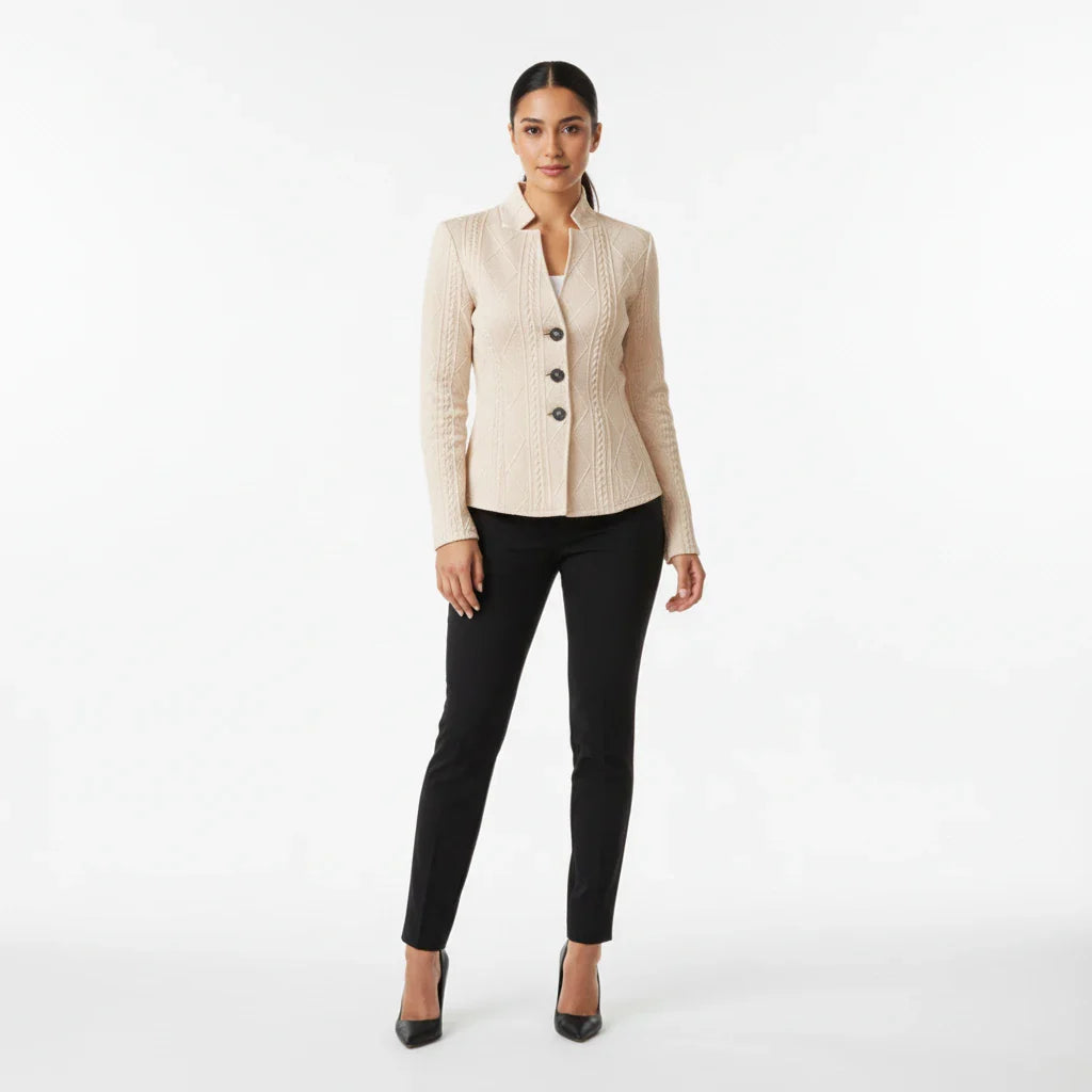 Women's Fitted Blazer Button Front