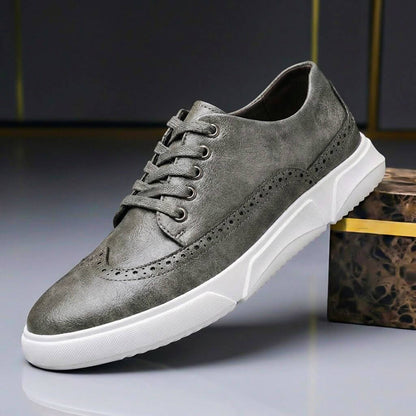 Luxury Genuine Leather Running Shoes