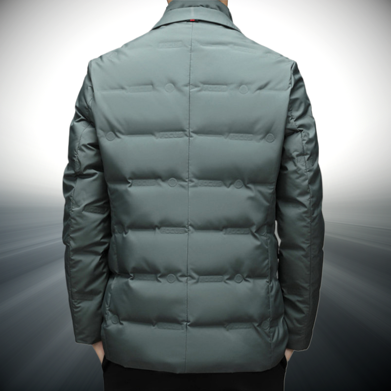 Classic Fit Quilted Mens Blazer Coat