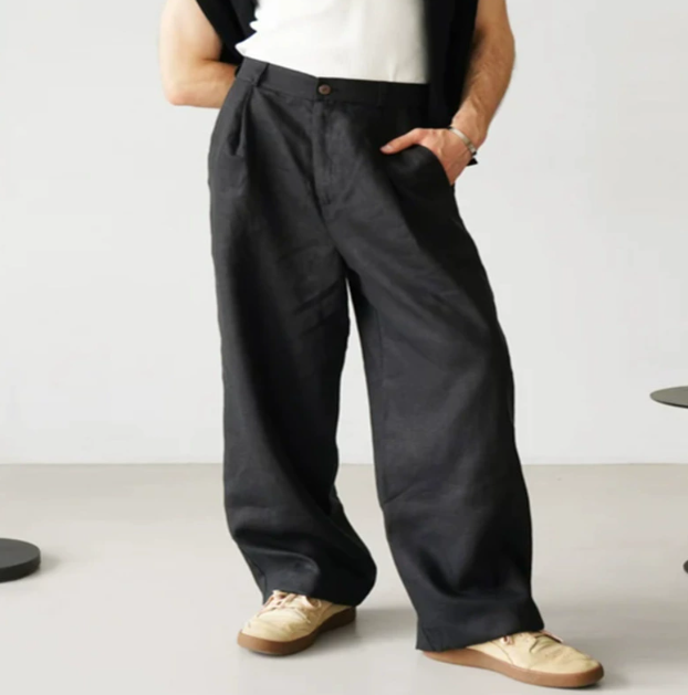 Garrett Men's High Waisted Chino Pants - VibreMode