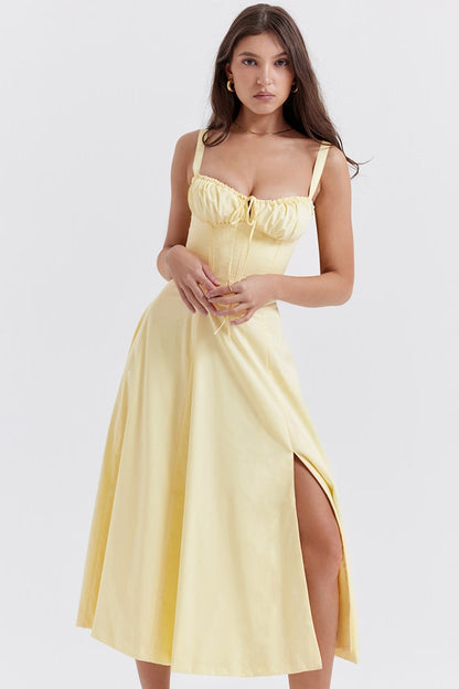 Women's Floral Print Spring Party Dress
