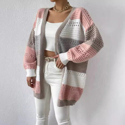 Women's Oversized Open Front Cardigan - VibreMode