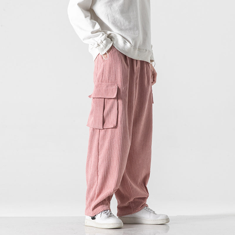 Soft Textured Corduroy Pants