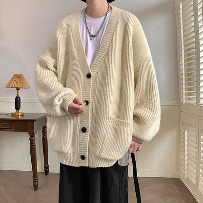 Warm Knit Cardigan Sweater