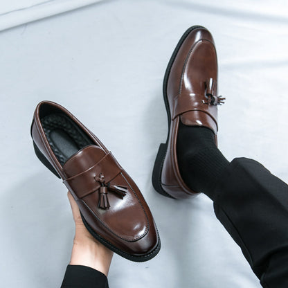 Classic Genuine Leather Slip On Shoe