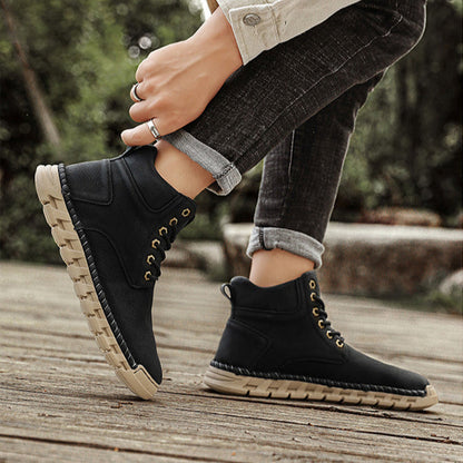 Rugged Mens Ankle Boots