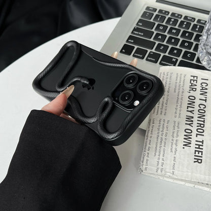 Edgy Black iPhone Cover