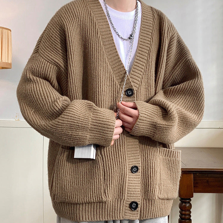 Warm Knit Cardigan Sweater