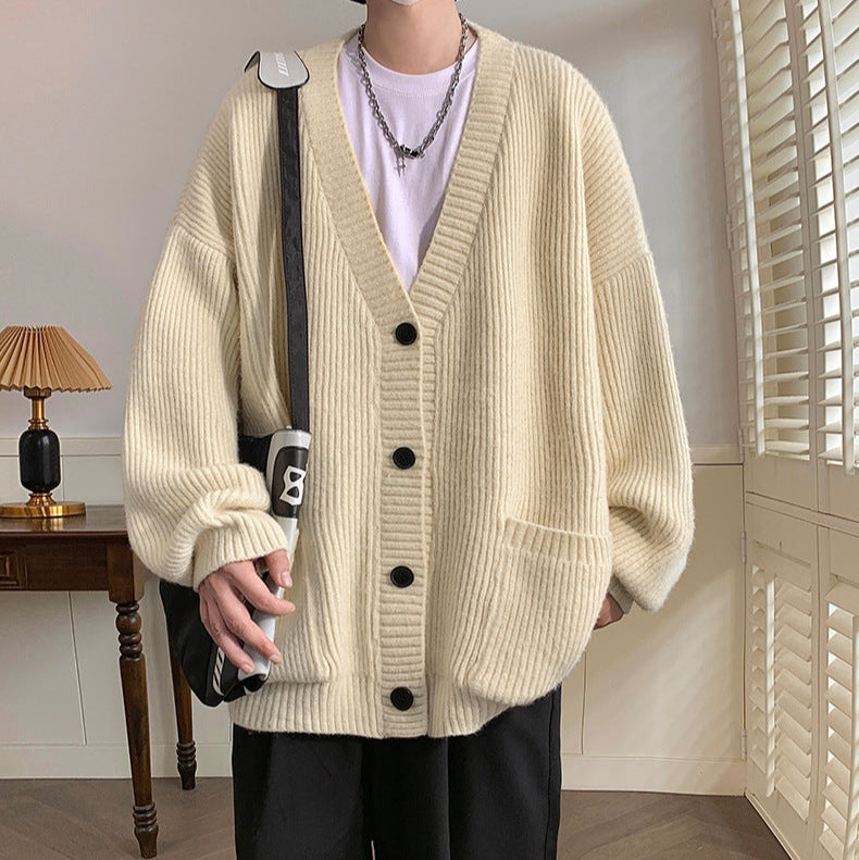 Warm Knit Cardigan Sweater
