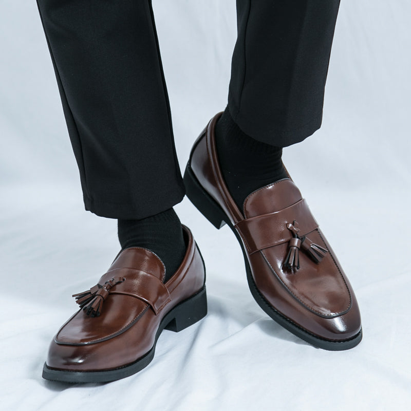 Classic Genuine Leather Slip On Shoe