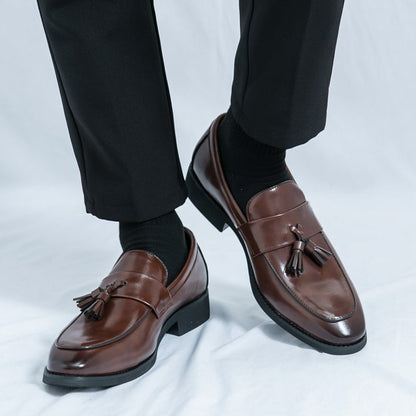 Classic Genuine Leather Slip On Shoe