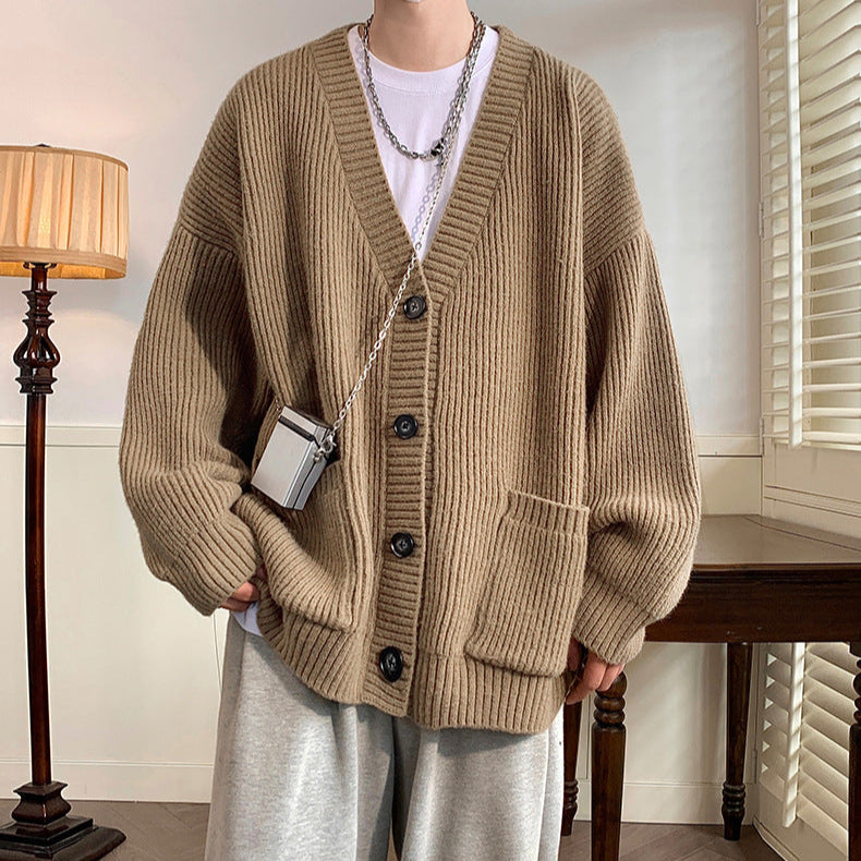 Warm Knit Cardigan Sweater