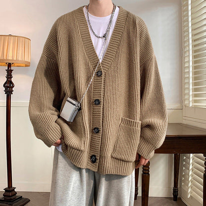 Warm Knit Cardigan Sweater