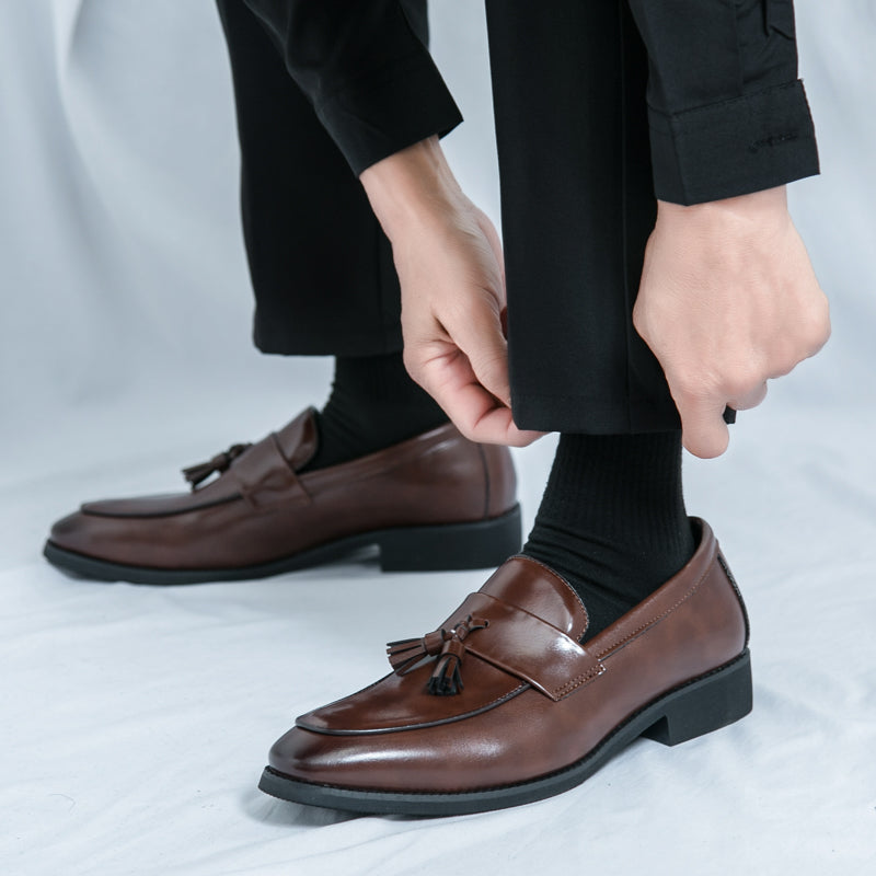 Classic Genuine Leather Slip On Shoe