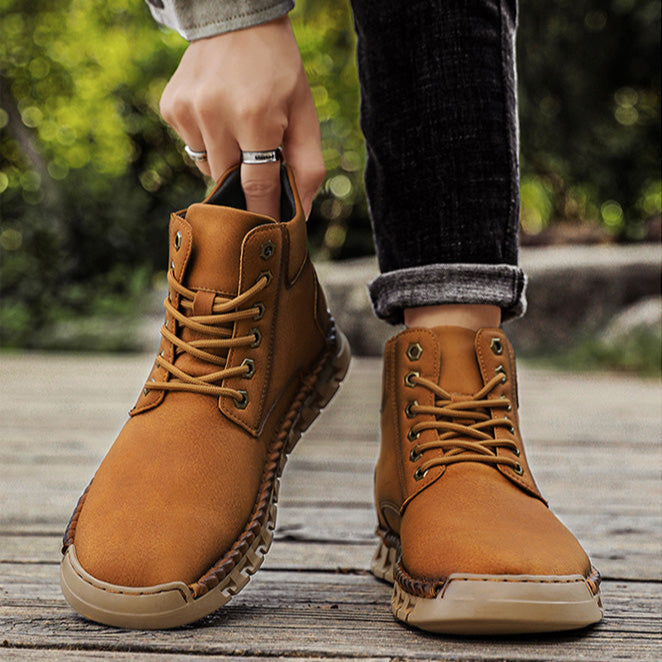 Rugged Mens Ankle Boots