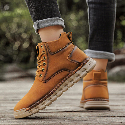 Rugged Mens Ankle Boots
