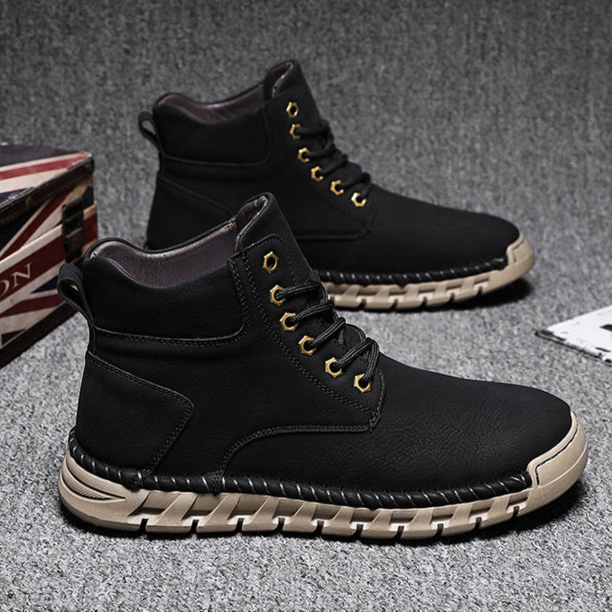 Rugged Mens Ankle Boots