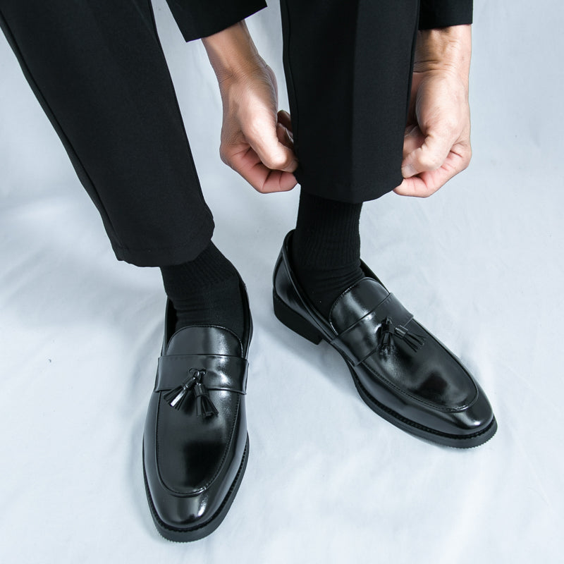 Classic Genuine Leather Slip On Shoe