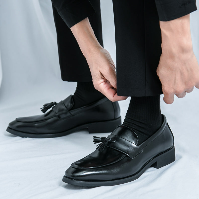 Classic Genuine Leather Slip On Shoe
