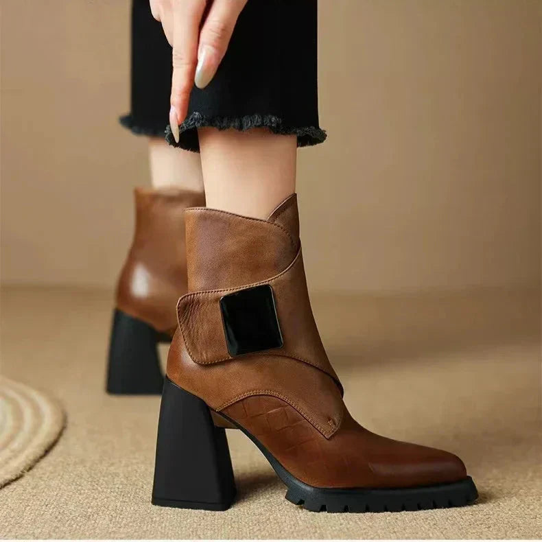 Women's Ankle Boots Strap Detail