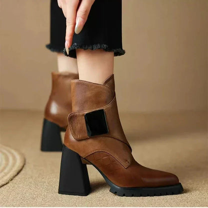 Women's Ankle Boots Strap Detail