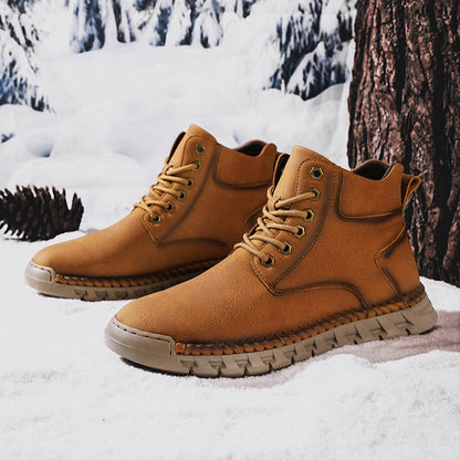 Rugged Mens Ankle Boots