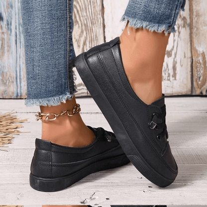 Image of Geraldine | Women's Lace-Up Platform Sneakers