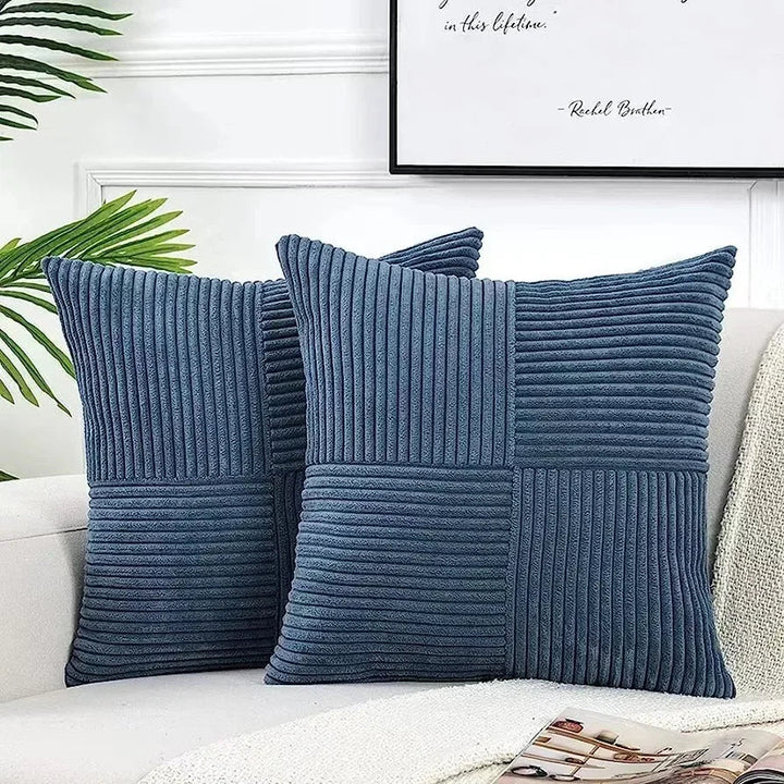 Corduroy Cushion Cover Soft Texture