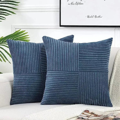 Corduroy Cushion Cover Soft Texture