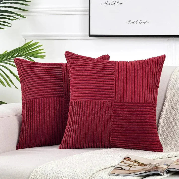 Corduroy Cushion Cover Soft Texture