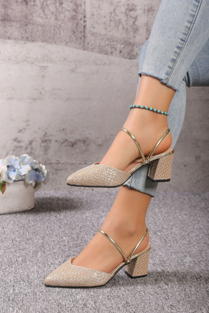 Image of Gillian | Women's Block Heel Slingbacks