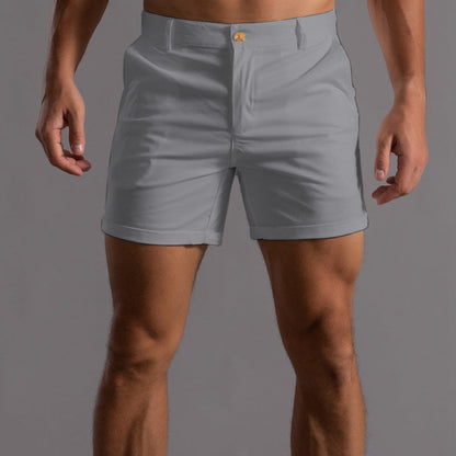 Image of Glen | Men's Rolled Hem Casual Chino Shorts