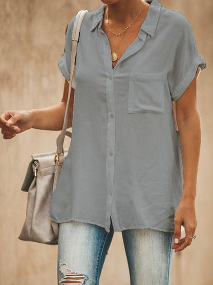 Image of Gloria | Women's Button-Down Collared Blouse