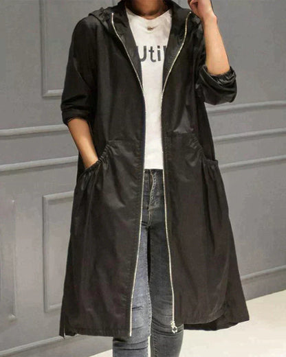 Image of Gloria | Women's Longline Hooded Jacket