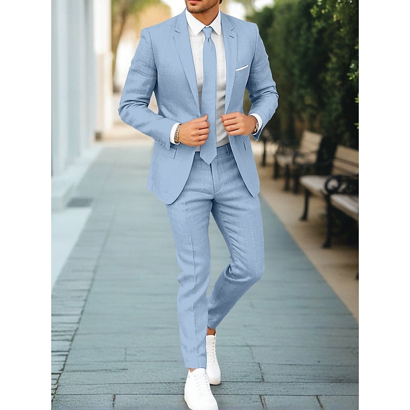 Men's 2-Piece Casual Suit - VibreMode