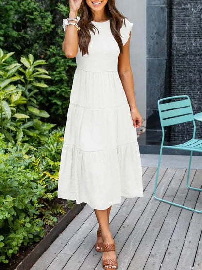 Image of Grace | Women's Smocked Midi Dress