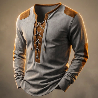 Luxury Cotton Henley Shirt