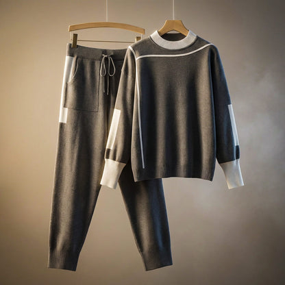 Luxury Pure Wool Coat Set - VibreMode