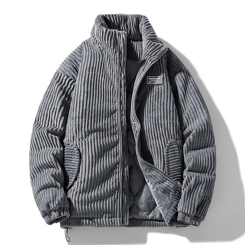 Quilted Corduroy Jacket Bordeaux