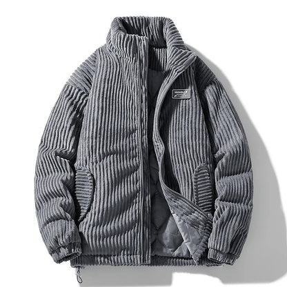 Quilted Corduroy Jacket Bordeaux