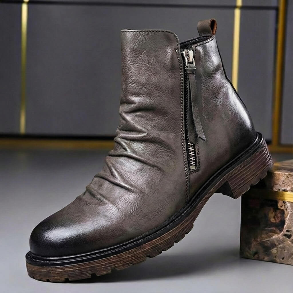 Genuine Leather Ankle Boots