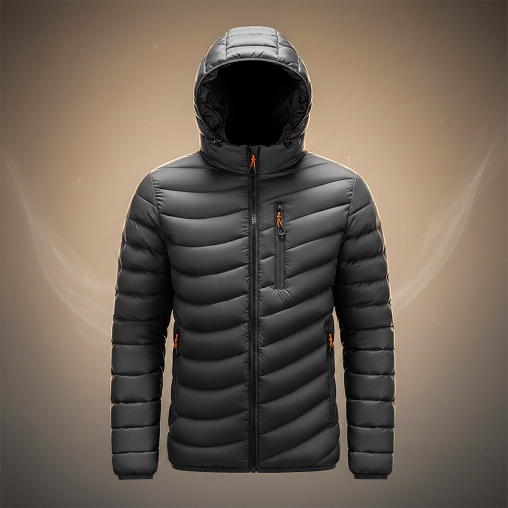 Warm Padded Hoodie Jacket