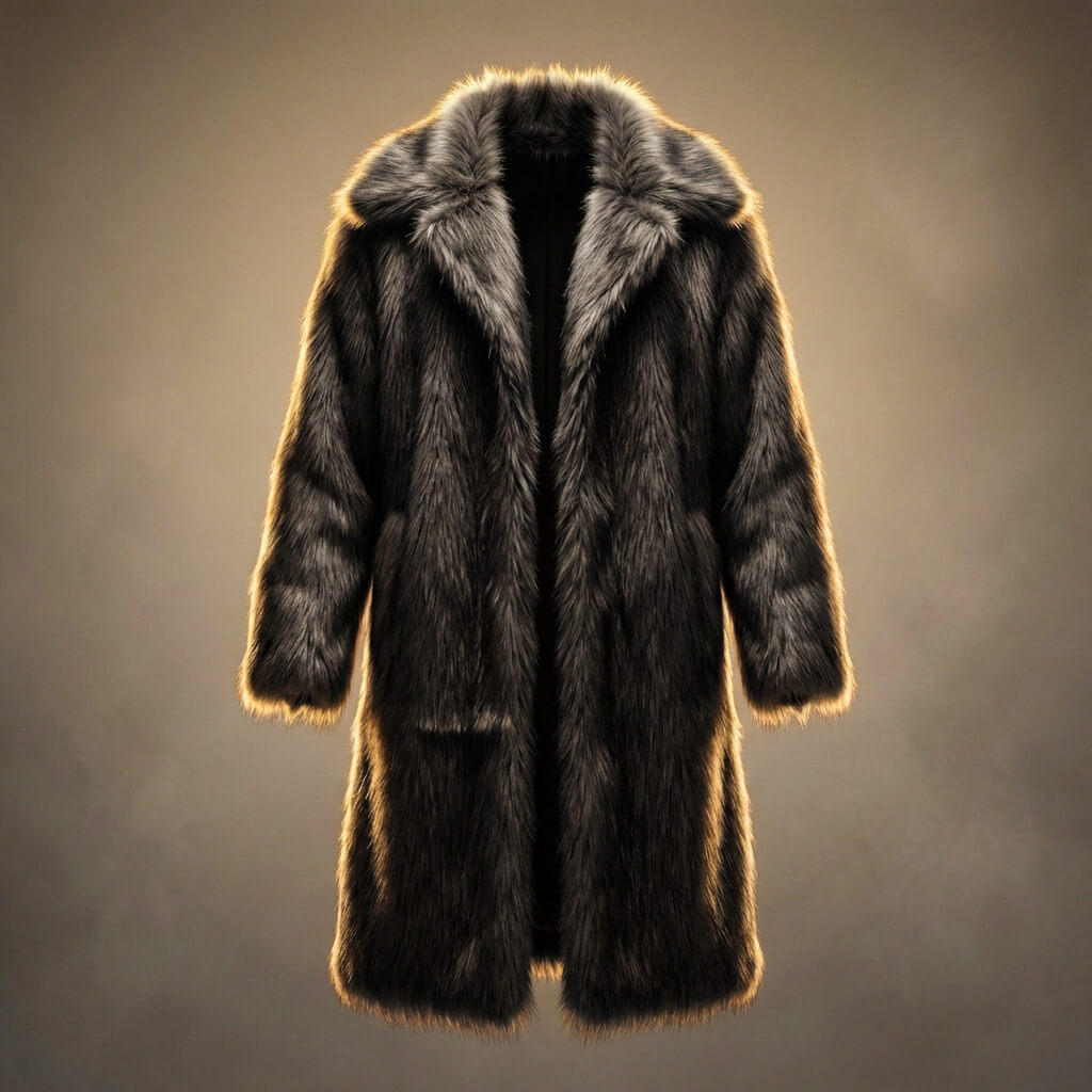 Luxurious Long Fur Winter Coat
