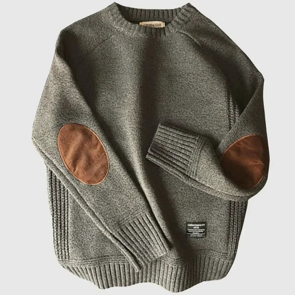 Fashionable Mens Spring Crew Neck Sweater - VibreMode