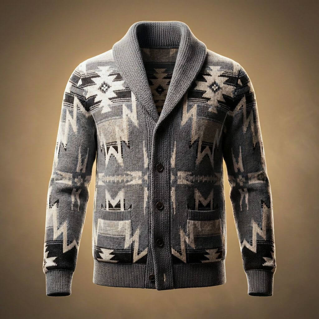 Soft Wool Cable Knit Cardigan - VibreMode