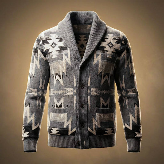 Soft Wool Cable Knit Cardigan - VibreMode
