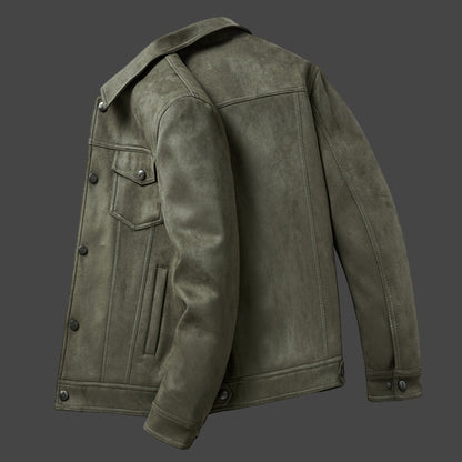Melot Suede Trucker Jacket - Jack Hafford