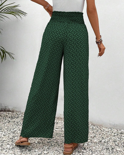 Vera Women's Relaxed Fit Wide Leg Trousers