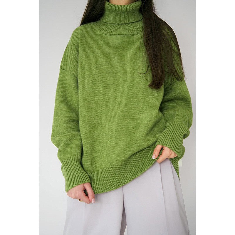 Women's Turtleneck Knitted Sweater